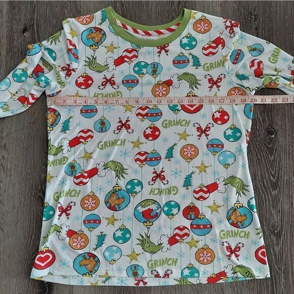 The Grinch Pajama Top Small 4-6 - Picture 4 of 6